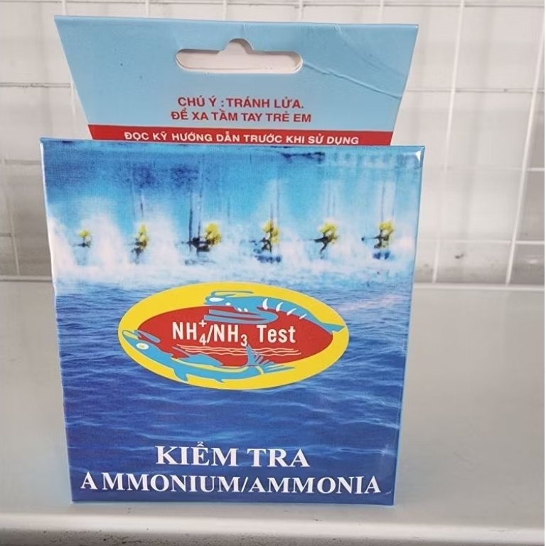 Nh4/Nh3 Test - Kiểm tra Ammonium/ Ammonia trong ao tôm, cá