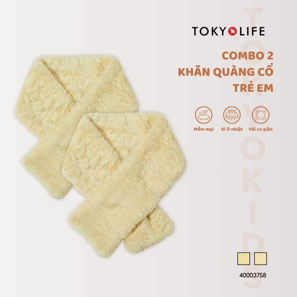 [SPD VHL X Tokyolife] COMBO 2 Khăn quàng cổ TOKYOLIFE lông cừu nhân tạo cho bé 40003758