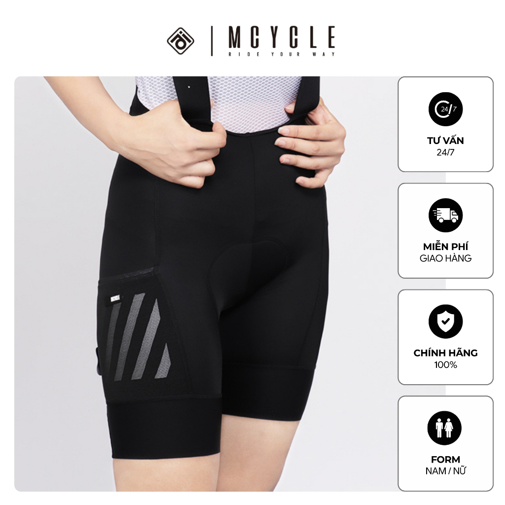 [coodoo] Quần đạp xe nam nữ MK068, MK067 có túi chính hãng MCYCLE