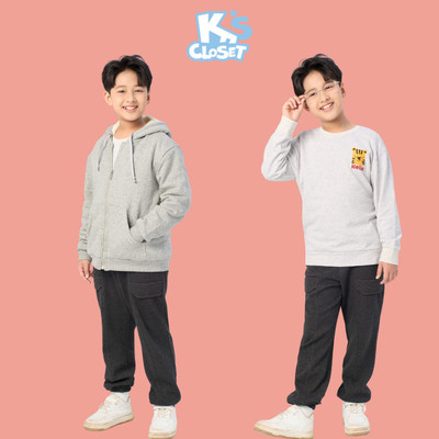 Quần Jogger Có Túi K'S CLOSET Chất Liệu Cotton Dành Cho Bé Trai Từ 10-55kg (2-14 Tuổi) KT041FIF