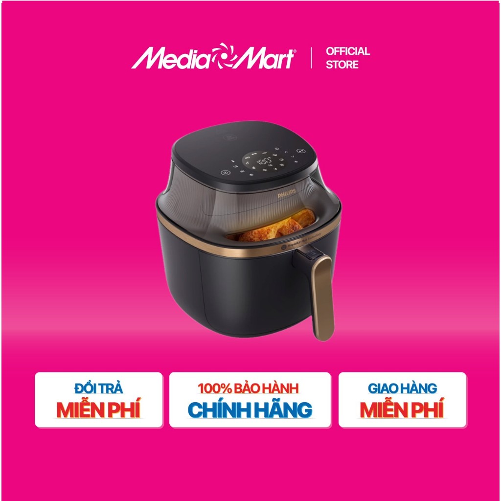 [MediaMart-FREESHIP] Nồi chiên không dầu 7,2L Philips NA342/00