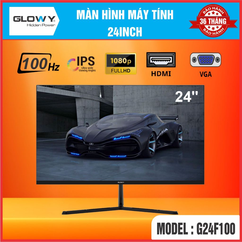 Màn Hình PC 19|20|22|24 inch hãng GLOWY - Hàng mới 100%  - Full viền và Viền dày . Bảo hành 24 tháng !!