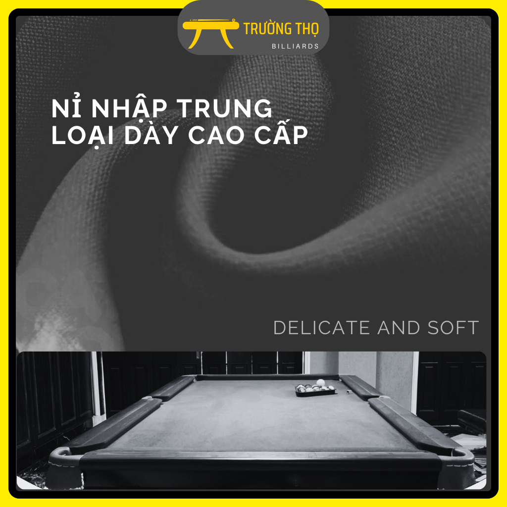 Nỉ vải bàn Bida DRAGON 900 -Vải bàn Bi a Lỗ CPBA - CHỮ THÊU- NỈ LÔNG CỪU- HÀNG NHẬP TRUNG