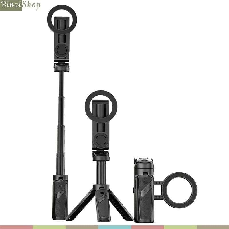 Ulanzi JJ03 - Tripod Đa Năng 3 Trong 1, Vòng Nam Châm MagSafe, Bluetooth Remote