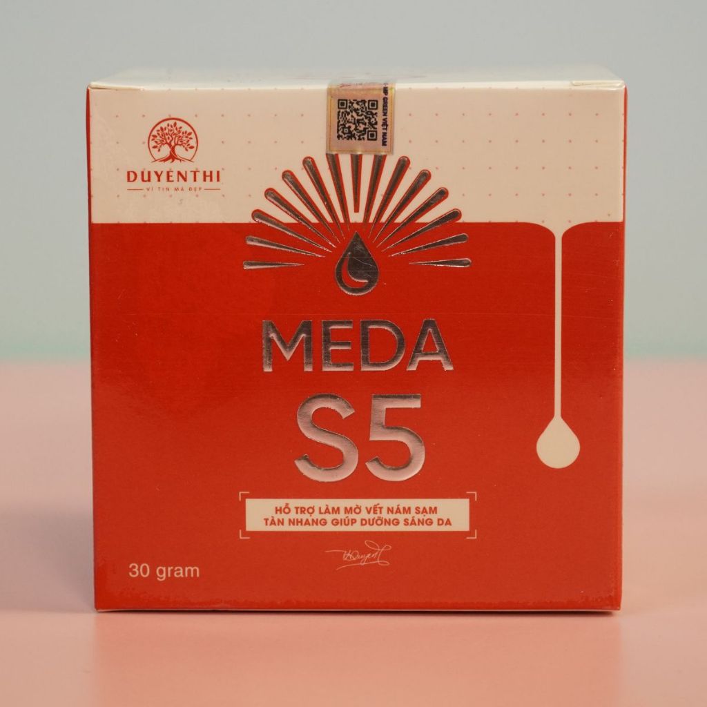 Meda S5 Duyên Thị 30g – Hỗ Trợ Mờ Nám Sạm, Tàn Nhang, Dưỡng Sáng Da
