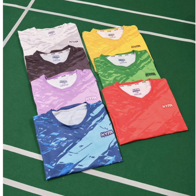 Áo thể thao HYFA chính hãng - bộ sưu tập NOVA TRẮNG - ĐỎ - ĐEN - TÍM