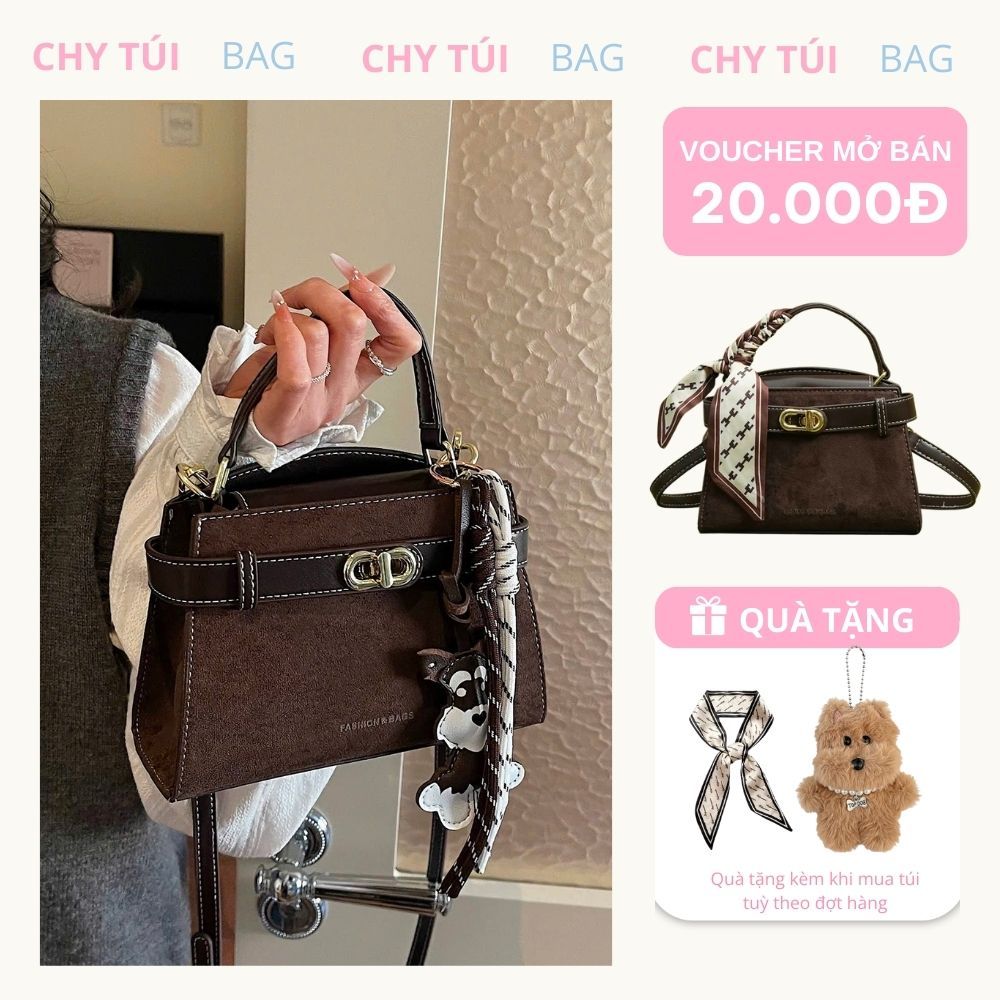 Túi Xách Nữ Kelly 20x6x17cm – Túi Nữ Thời Trang Dáng Kelly Thanh Lịch, Sang Trọng