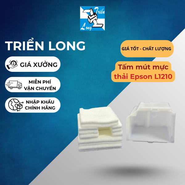 Tấm mút mực thải dùng cho máy Epson L1110 L1210 L3110 L3150 L3250 – Mới 100%