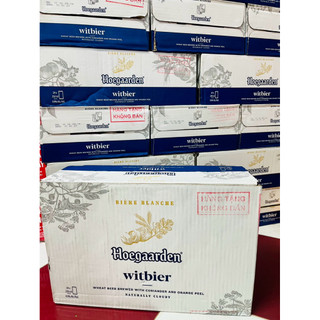 [CHÍNH HÃNG][PHIÊN BẢN HÀNG TẶNG] THÙNG 24 LON BIA BỈ HOEGAARDEN WHITE LON 250ml