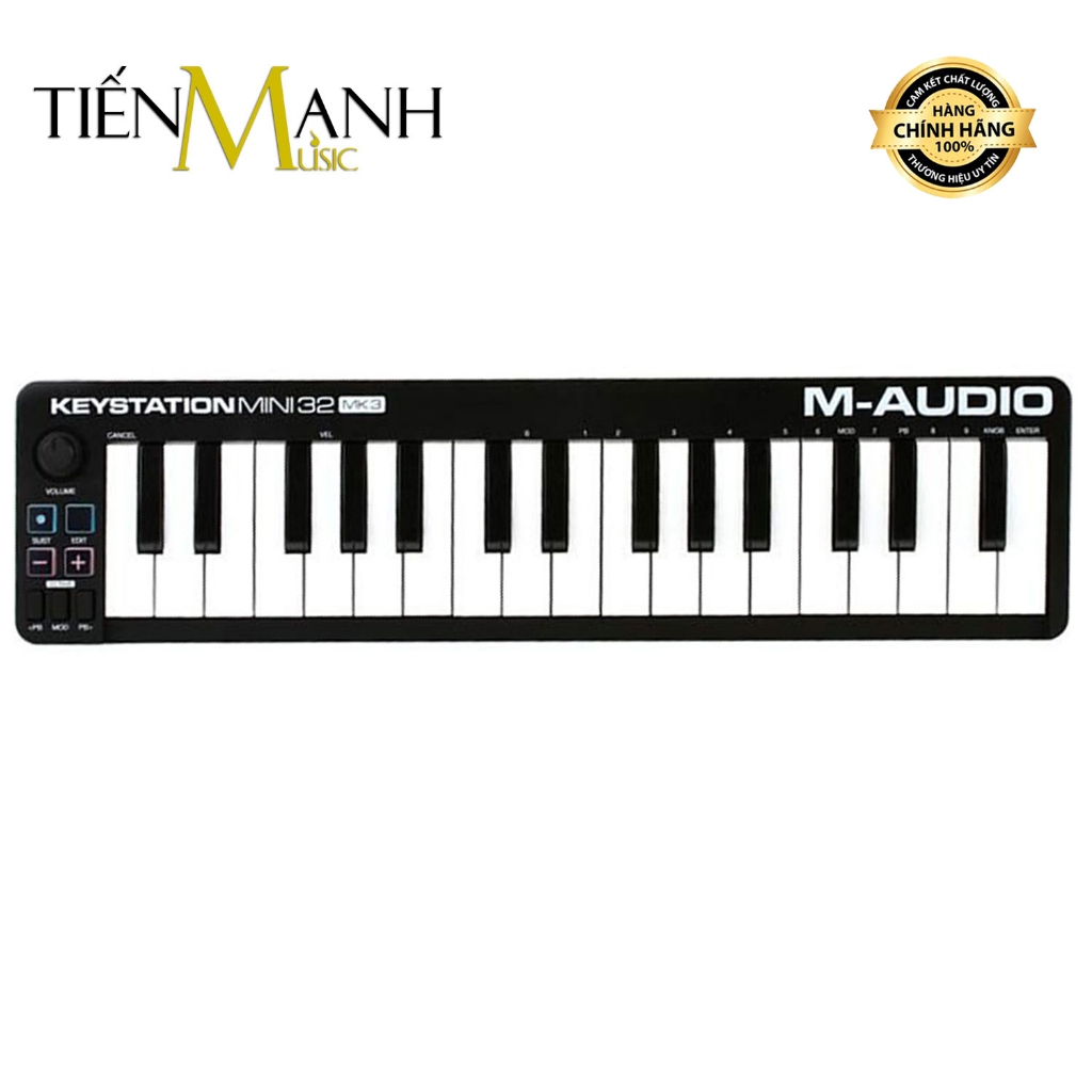 Midi Keyboard M-Audio Keystation Mini 32 Phím MK3 - Bàn Phím Sáng Tác Sản Xuất Producer MAudio MKIII