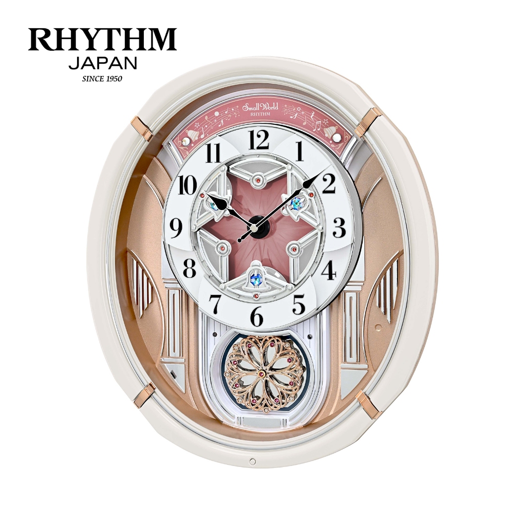 Đồng hồ Rhythm Magic Motion 4MH450DL13 – Kt 40.5 x 47.0 x 10.5cm. Dùng Pin