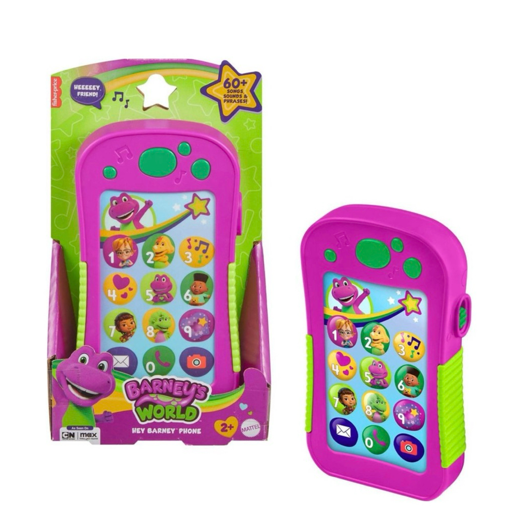 Đồ chơi điện thoại âm nhạc Barney Fisher-Price