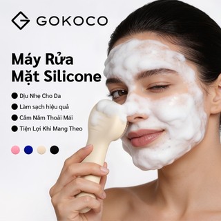 GOKOCO Máy rửa mặt silicon 3 chế độ - Sạch sâu, chống mụn, pin trâu, IPX7