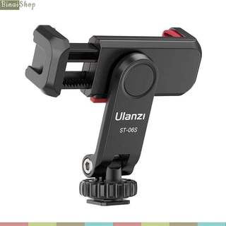 Ulanzi ST-06S  - Kẹp Điện Thoại Hỗ Trợ Xoay, 2 Ngàm Mở Rộng