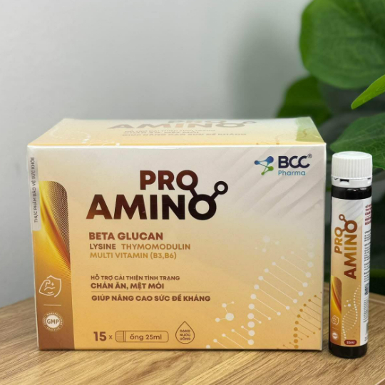 PRO AMINO BCC pharma, Hỗ trợ tăng cường sức khỏe, nâng cao sức đề kháng, giúp ăn ngon, giảm mệt mỏi 