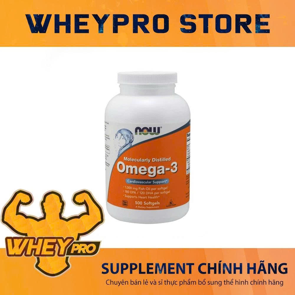 Now Omega-3 Fish Oil 1000mg– Bổ Sung Dinh Dưỡng Hàng Ngày