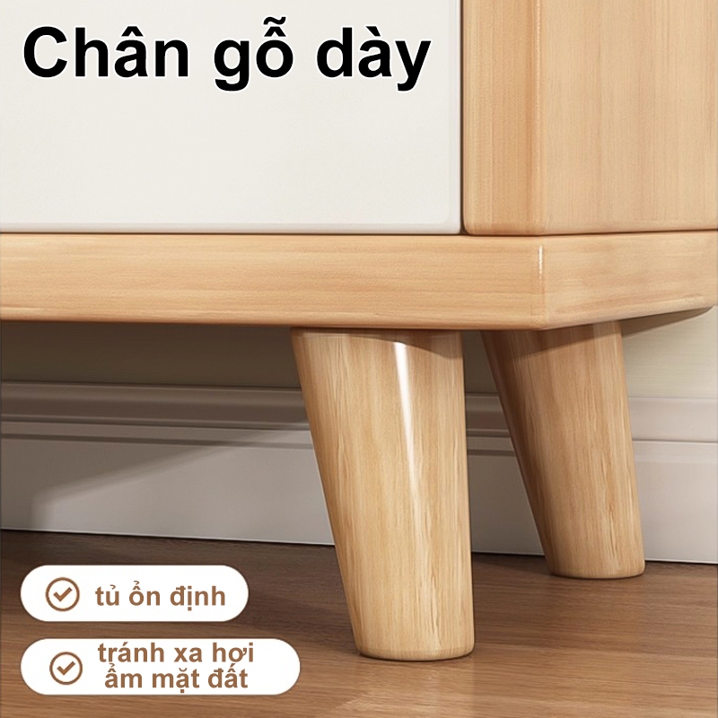Kệ Sách Gỗ Tự Nhiên Đa Tầng Có Ngăn Kéo Gỗ Sồi Nguyên Tấm Dày120mm Thiết Kế Hẹp Tiết Kiệm Không Gian | BigBuy360 - bigbuy360.vn