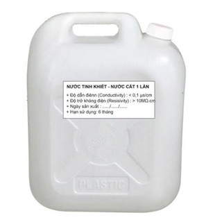 Nước cất 1 lần can 30 lít [giao hỏa tốc]