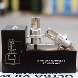 [LEDT2 ISOP] Đèn pha LED Ultra View MOTO Xtra [Số lượng: 1 cái] [Bảo hành 6 tháng]