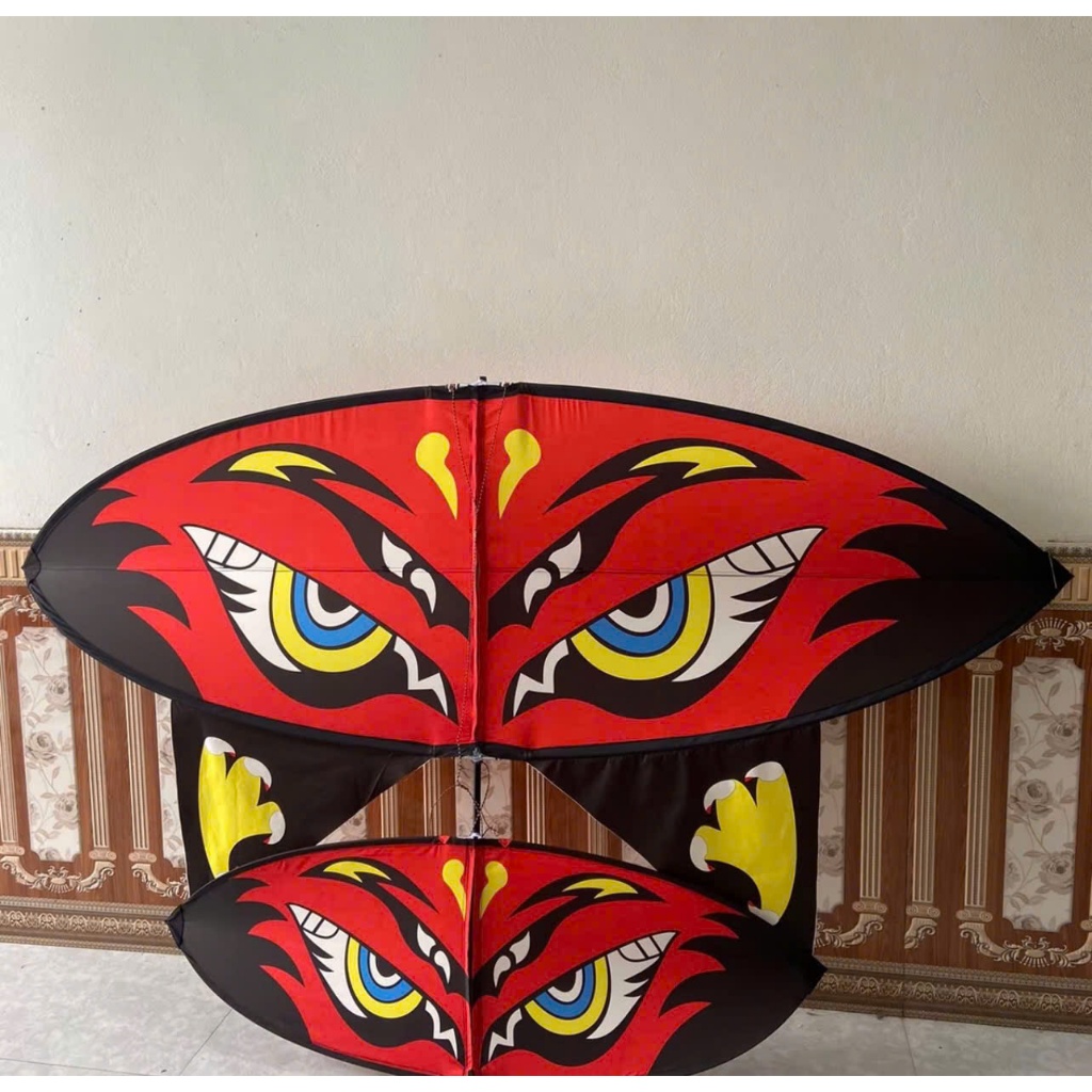 Diều mẹ bồng con Maauxc Cú Đỏ 2m-2m5-2m8 .Buộc Sẵn Dây Lèo