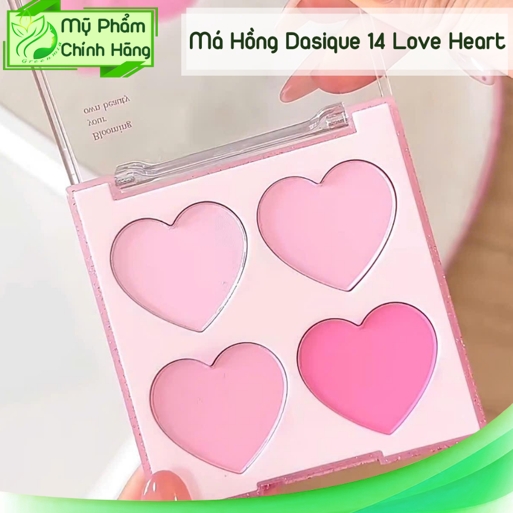 Phấn Má Hồng Dasique 14 Love Heart Dasique Blending Mood Cheek