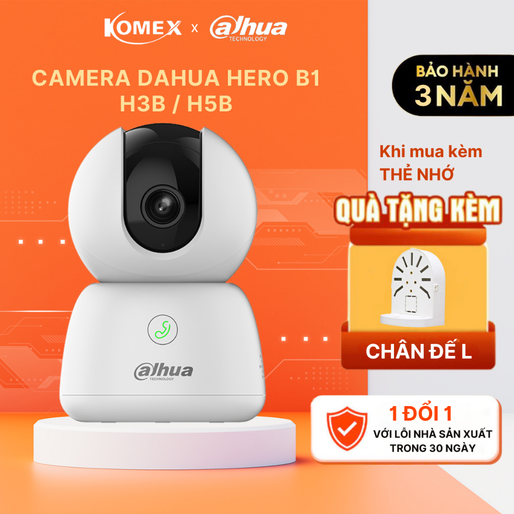 Camera DAHUA trong nhà Hero B1 DH-H3B / DH-H5B đàm thoại 2 chiều giám sát an ninh gia đình