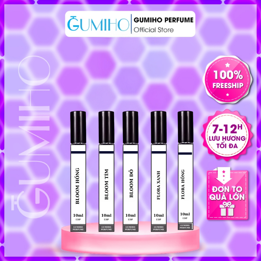 Nước Hoa Nữ Bloom Hồng Đỏ Tím, Flora 2012 , Flora Jasmine Vườn Hoa Thơm Ngát - Gumiho Perfumes