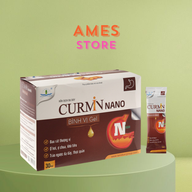 Bảo Vệ Dạ Dày NGHỆ CURMIN NANO BÌNH VỊ GEL HỘP 30 GÓI