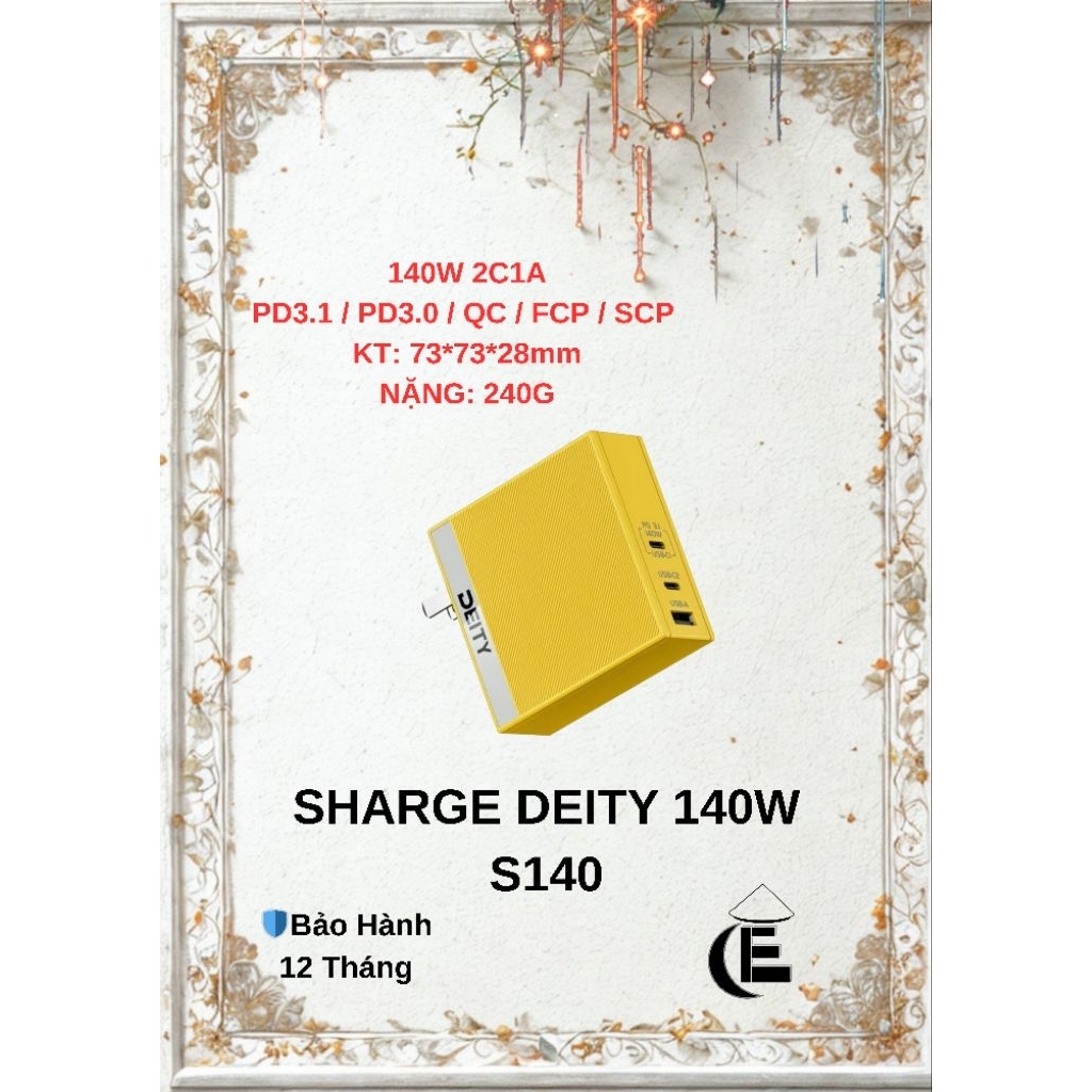 Sharge Deity 140w S140 2C1A, Sharge 100w pro 3C1A