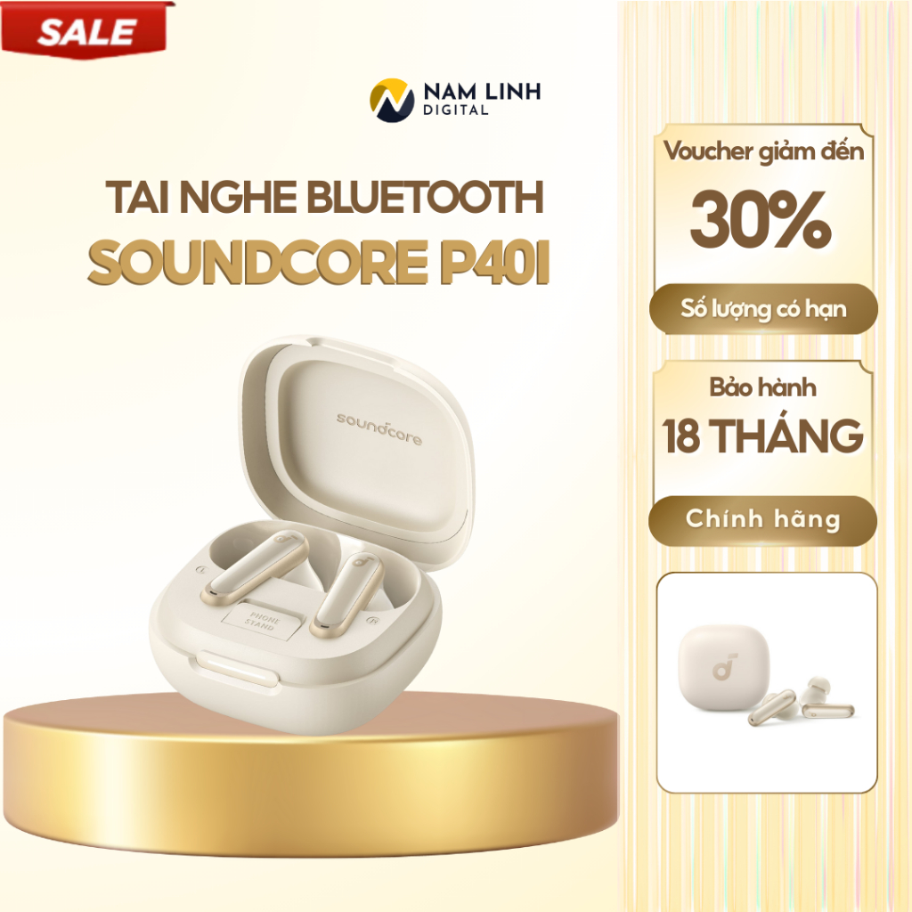 Tai nghe bluetooth Soundcore P40i - Chống ồn ANC - Pin siêu khủng