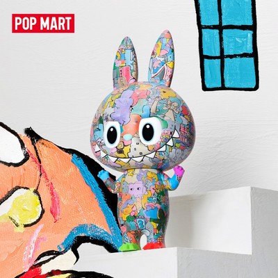 POP MART MEGA LABUBU 400%  Tenth Anniversary