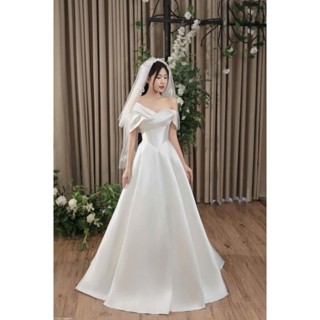 [MẪU MỚI, MẪU HOT MÙA CƯỚI]  Váy tiệc, đi bàn kiểu dáng hiện đại, Nàng dâu Tỏa Sáng Như Một Nàng Công Chúa