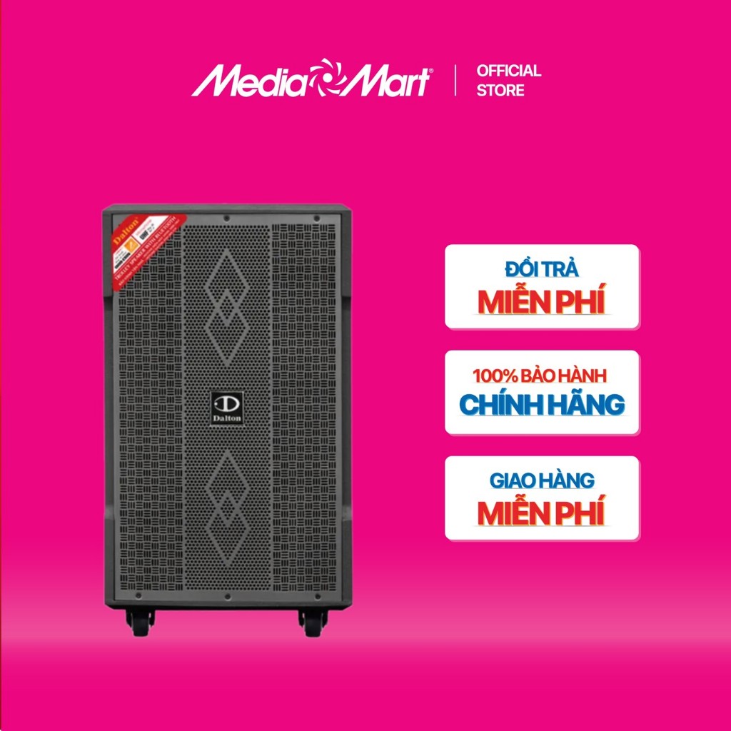 [MediaMart-FREESHIP] Loa kéo Dalton TS-18G800XP (2 mic) 850W Bass 50cm 18''
