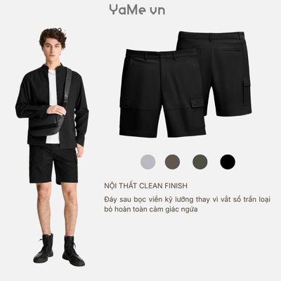 Quần Đùi Nam Túi Hộp DurableTex™ Chất Vải Đanh Chắc Siêu Bền The No Style 224 Dáng Ôm Vừa F2 24618 |YaMe|