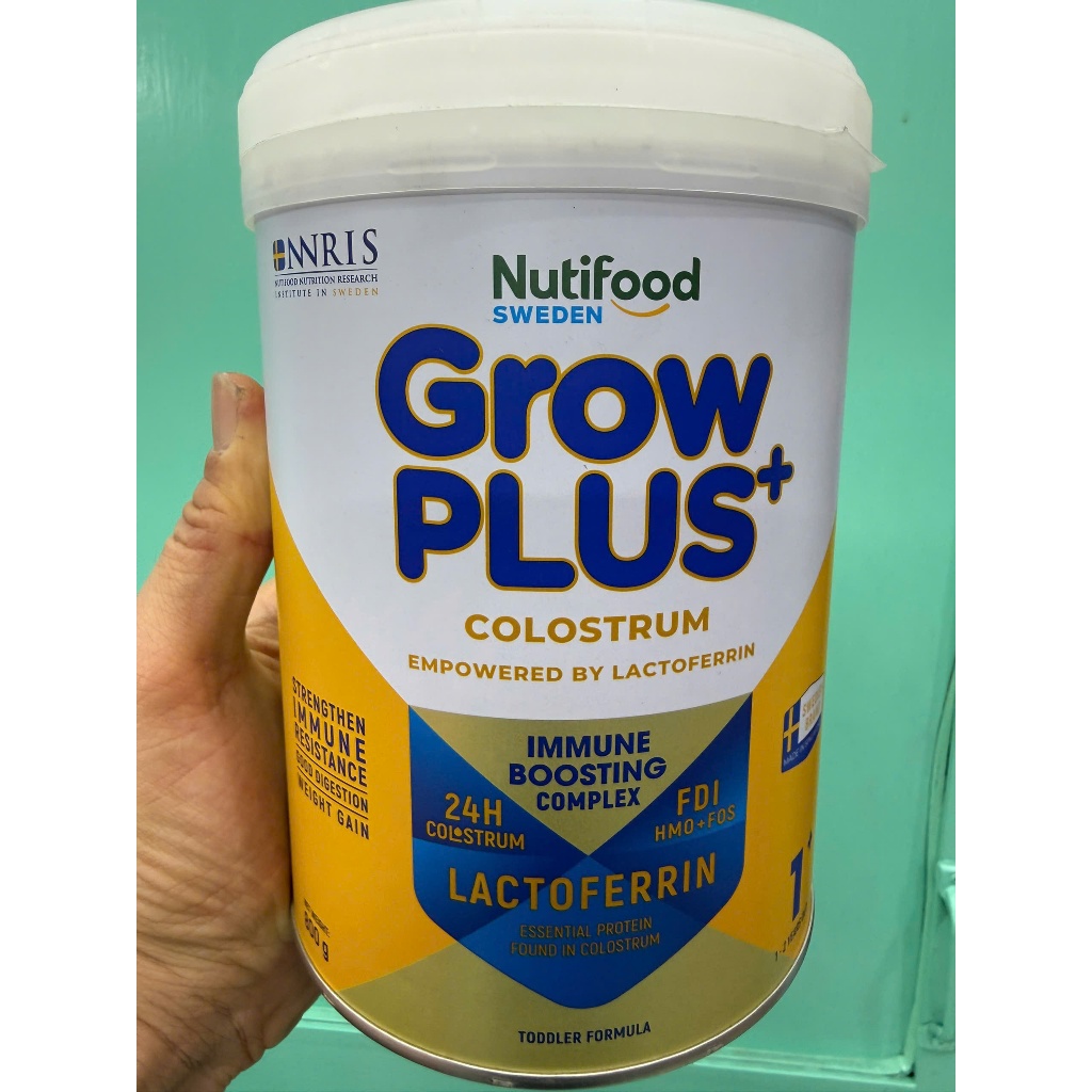 Sữa bột Grow Plus+ colostrum Lactoferrin 1+ 800g (từ 1-2 tuổi)