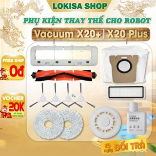 Phụ kiện robot hút bụi lau nhà Vacuum X20+ (X20 Plus) - Phụ kiện robot hút bụi Vacuum X20+ | Chổi robot hút bụi Vaccum
