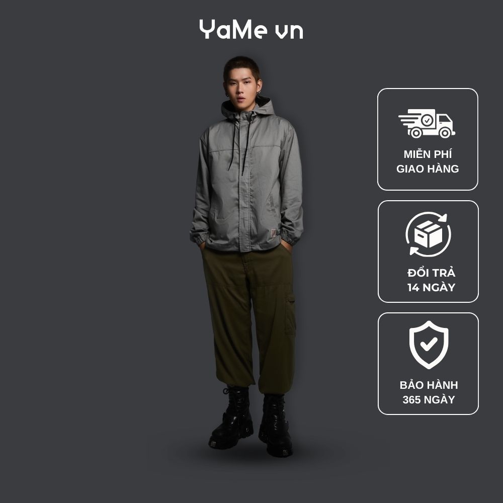 Áo Khoác Parka Nam DurableTex™ Lai Áo Có Dây Rút Tùy 2 Kiểu Mặc Seventy Seven 007 Dáng Vừa Vặn F3 23