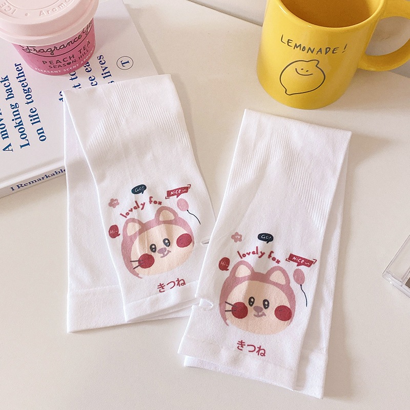 [QUÀ TẶNG KHÔNG BÁN]Găng tay chống nắng vải lụa lạnh dày dặn họa tiết hoạt hình dễ thương by Decembe