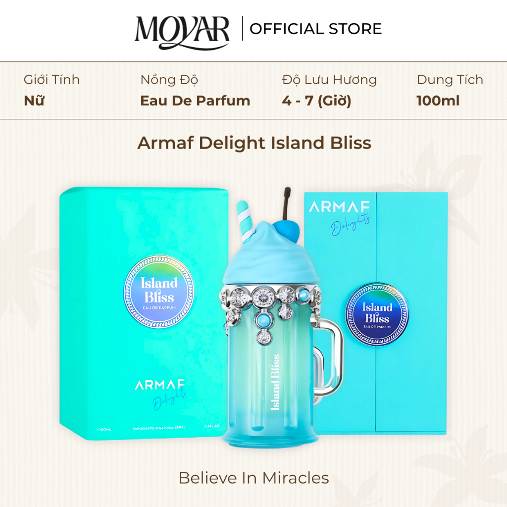 Nước Hoa Armaf Island Bliss | Nước Hoa Nữ | Moyar Perfume