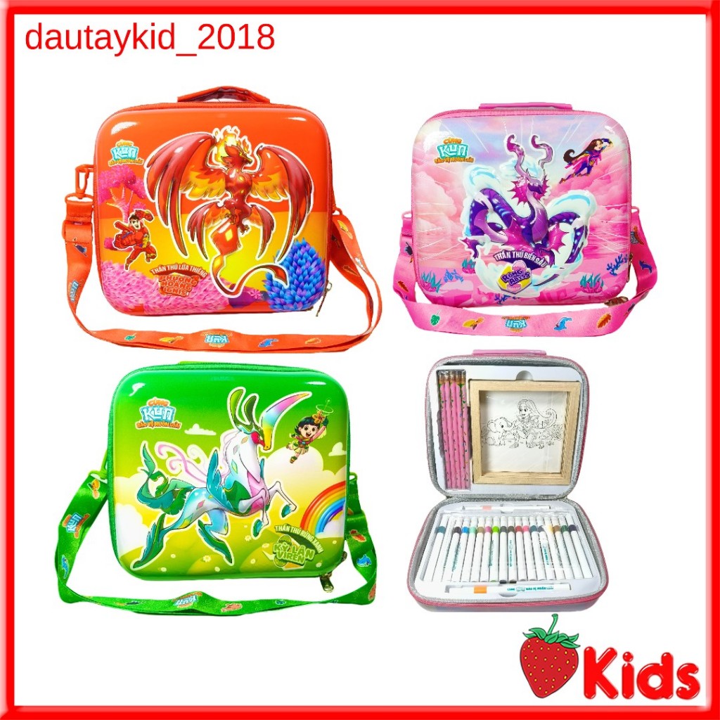 Vali bút màu kun hồi sinh 20 màu acrylic 5 cây viết chì mầm cây hồi sinh khung tranh và bộ tranh 3D