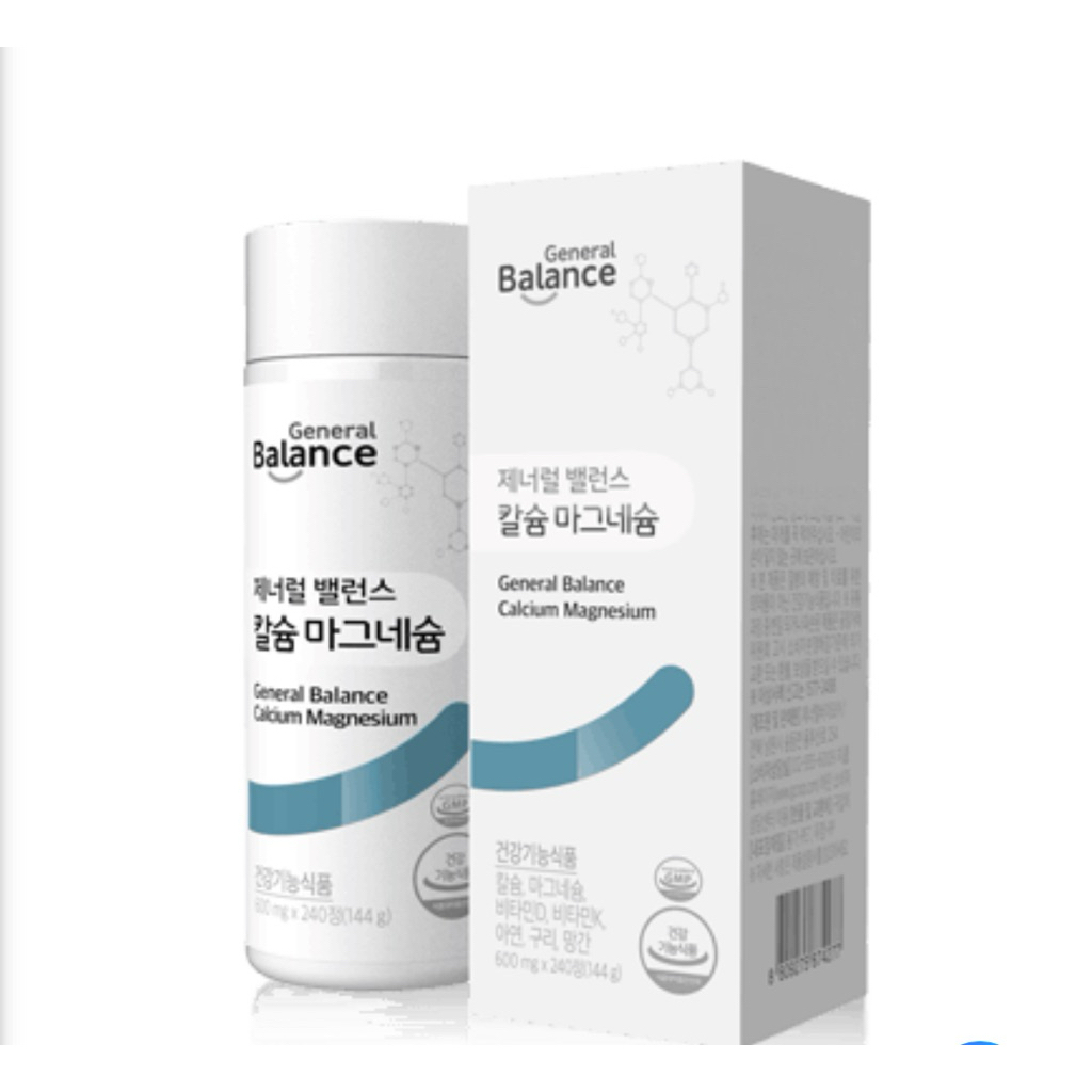 THỰC PHẨM BỔ SUNG CANXI VÀ MAGIE: GENERAL BALANCE CALCIUM MAGNESIUM