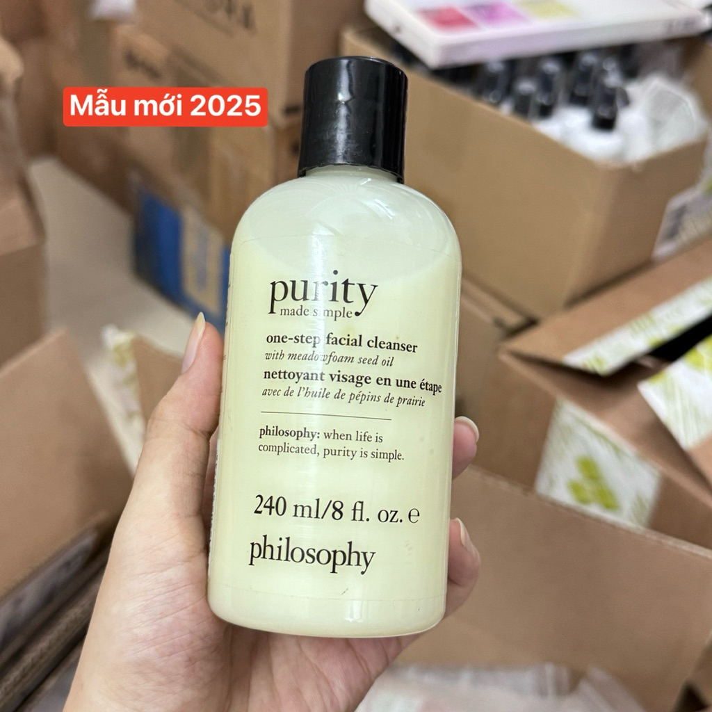 [Bill US] Sữa rửa mặt Philosophy Purity Made Simple Cleanser 240ml