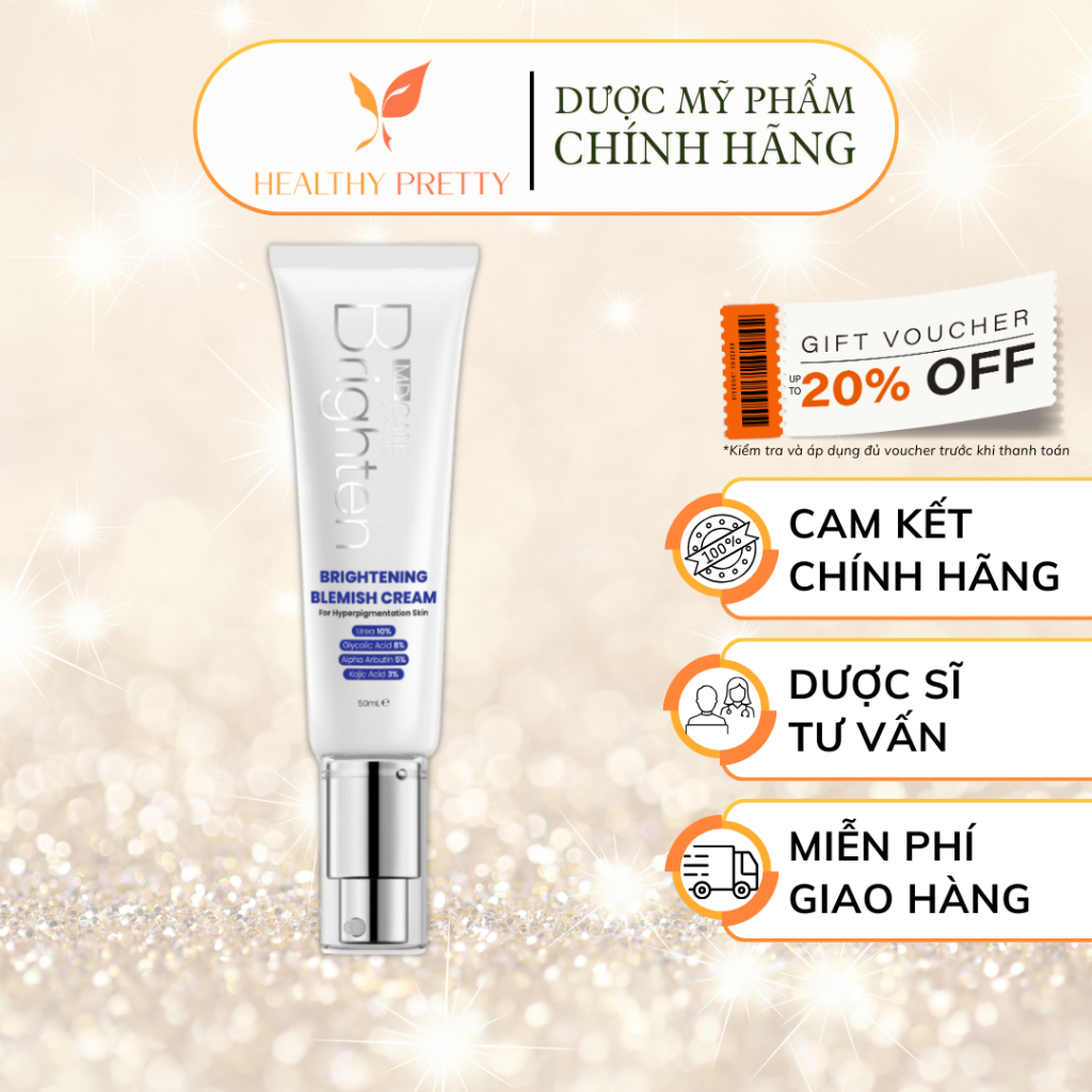 [MD CARE] Kem Dưỡng Sáng Da Chuyên Biệt MD CARE Brightening Blemish Cream 50ml