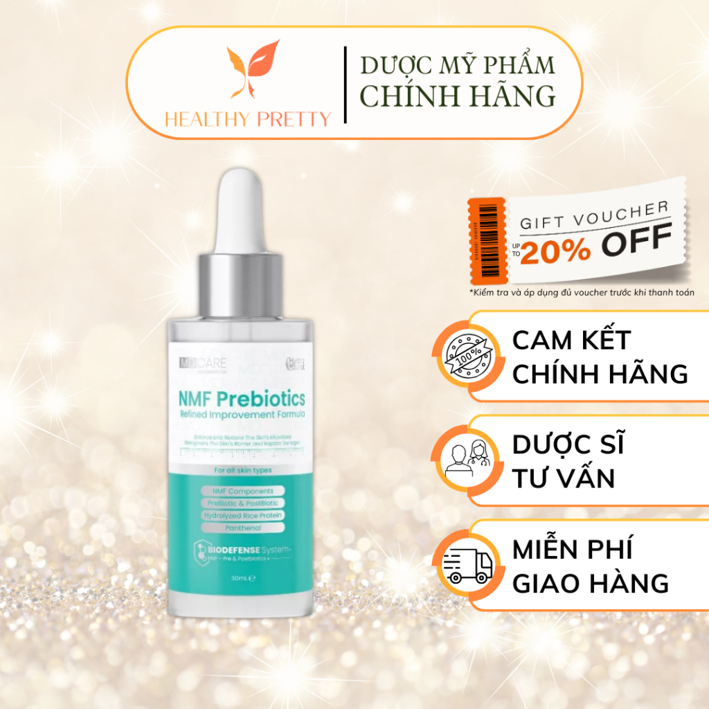 [MD CARE] Serum Cân Bằng Lợi Khuẩn Và Phục Hồi Hàng Rào Bảo Vệ Da MD CARE NMF Prebiotics Serum 30ml