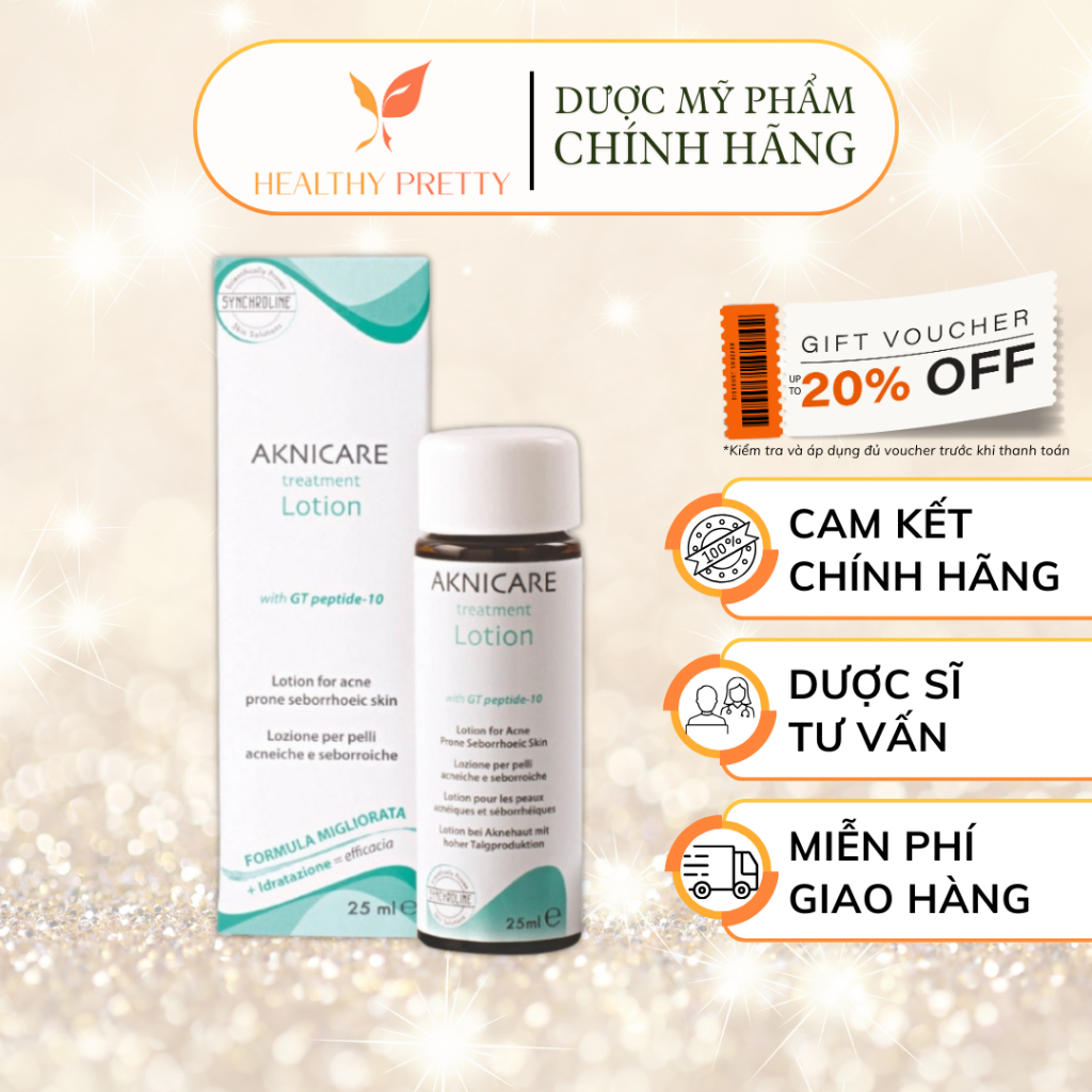 [AKNICARE] Lotion Kiểm Soát Mụn Viêm, Mụn Mủ Aknicare Lotion 25ml