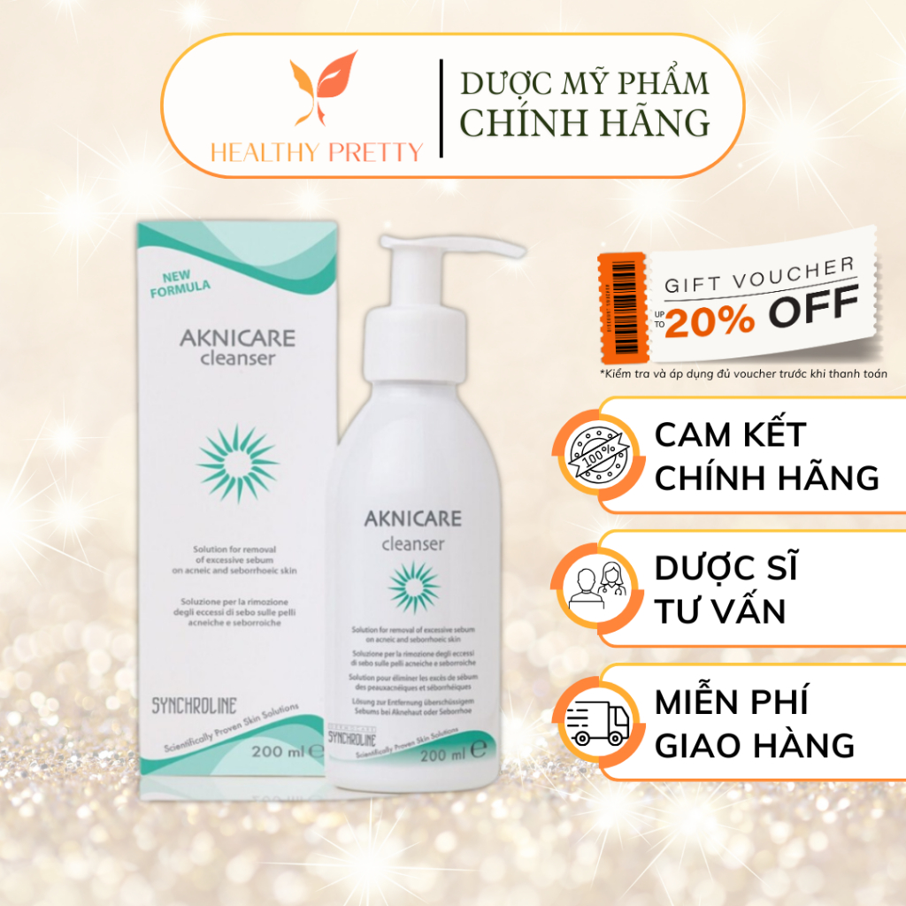 [AKNICARE] Gel Rửa Mặt Cho Da Dầu Mụn - Aknicare Cleanser 200ml