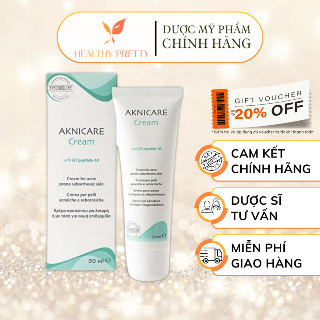 [AKNICARE] Kem Kiểm Soát Nhờn & Giữ Ẩm Cho Da Mụn -  Aknicare Cream 50ml