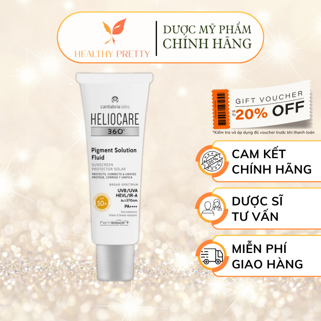 [HELIOCARE] Kem Chống Nắng - Heliocare 360º Pigment Solution Fluid SPF50+