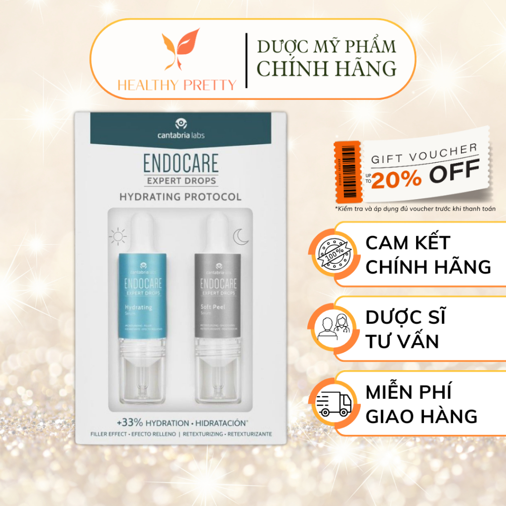 [ENDOCARE] Serum Dưỡng Ẩm Sâu Và Làm Đầy Các Nếp Nhăn - Endocare Expert Drops Hydrating Protocol