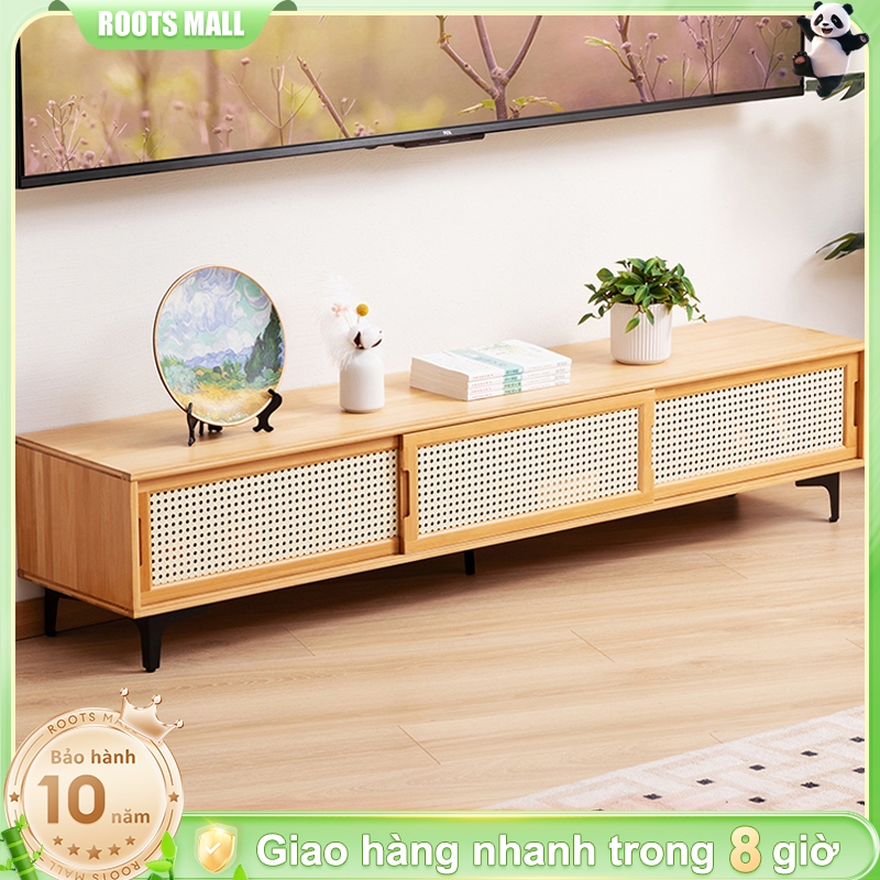 Tủ Tivi Gỗ Nguyên Tấm Phong Cách Bắc Âu